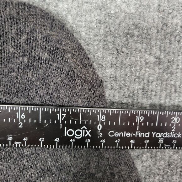 MADEWELL K5429 Gray Wool Dashwood V-Neck Sweater with Bubble Sleeves SIZE SMALL - Picture 5 of 10